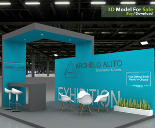 3D Exhibition Stand stall