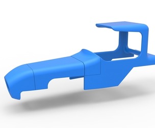 Shell of Vintage Supermodified stock car Scale 1:25