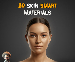 30 Skin Smart Materials - PBR Texture - Vol 24