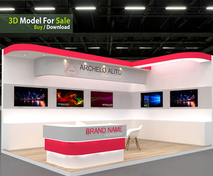 3D Exhibition Booth Model