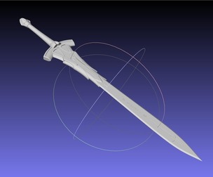 Fate Mordred Sword Printable Assembly