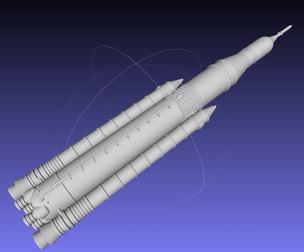 NASA SLS Block 1 Printable Rocket Model