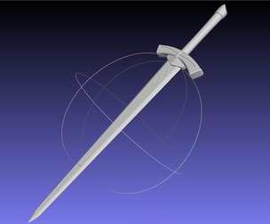 Genshin Impact Lumine Sword Assembly