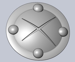 Goblin Slayer Shield Printable Assembly
