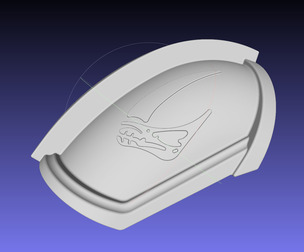 Mandalorian Beskar Shoulder Mudhorn Signet