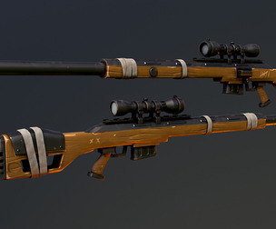 Warfare Magnum British Stylized Sniper Gun