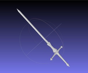 Zelda Twilight Princess Zeldas Sword Printable Assembly