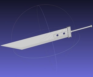 Final Fantasy Buster Sword Printable Replica