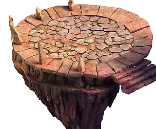 cliff religious altar Zoroastrianism Platform 01