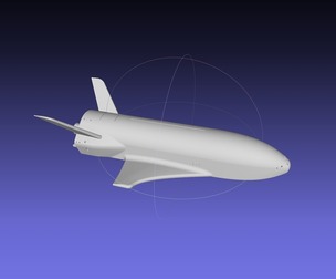 Boeing X-37B OTV Experimental Spaceplane Miniature