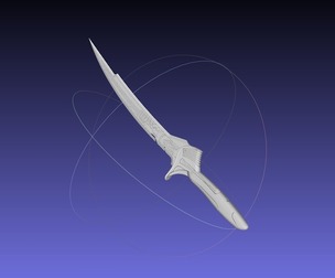 Alita Battle Angel Damaskus Sword Movie Version Assembly