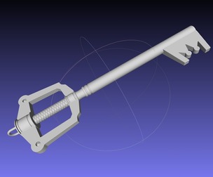 Kingdom Hearts Keyblade Printable Assembly