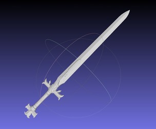 Sword Art Online Alicization Alice Sword Printable Assembly