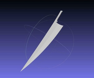 Bleach Ichigo Zangetsu Shikai Sword
