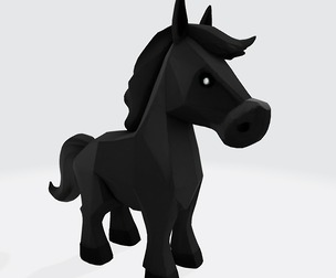 ToonHorse – Cute Stylized 3D Character