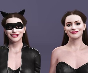 Realistic Anne Hathaway Catwoman 3D Model The Dark Knight Rises