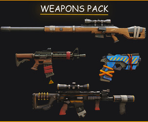 Stylized PBR Weapon Collection