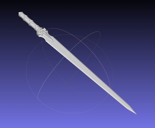 Sword Art Online Asuna ALO Sword Printable Assembly