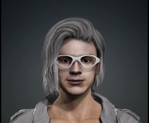 Realistic Character Quick silver from marvel Evan Peters 3D model