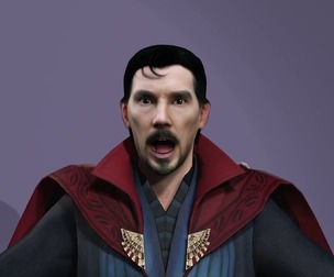 Doctor Strange in the Multiverse of Madness Benedict Cumberbatch 3D model