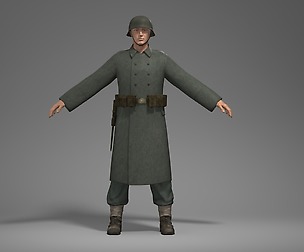 German WWII soldier -C