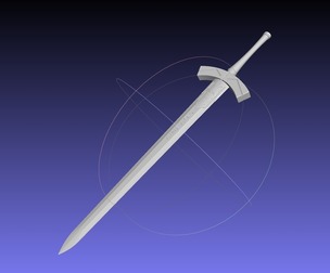 Fate Saber Excalibur Sword Printable Assembly