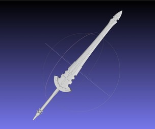 Fate Lancelot Berserker Sword Printable Assembly