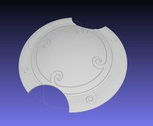 RWBY Pyrrha Nikos Shield Printable Assembly