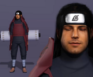 Realistic Hashirama Senju 3D Model — Ben Affleck Style Live-Action Hokage