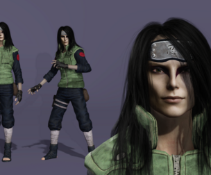 Realistic Orochimaru crafted for games and films Naruto 3D model