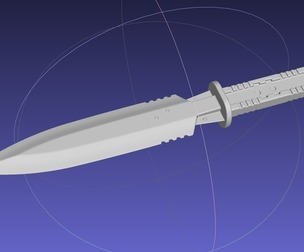 Metal Gear Rising Heat Blade Throwing Knife