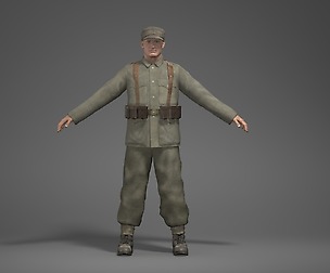 German WWII soldier -D