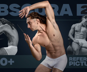 Male Anatomy & Character Design: 550+ Art Poses