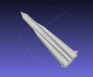 Sputnik Launcher Rocket