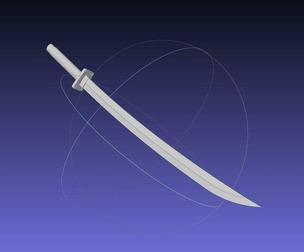 Dr Stone Katana Printable Assembly