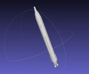 Titan II GLV Gemini Basic Rocket Model
