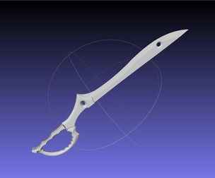 Kill La Kill Ryuko Scissor Blade Printable Assembly
