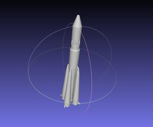 Vostok Rocket Printable Board Game Scale Space Race Micro Miniature