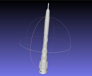 Soviet N1 Rocket Printable Board Game Scale Space Race Micro Miniature