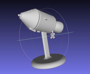 Apollo Command Module Printable Board Game Scale Space Race Micro Miniature