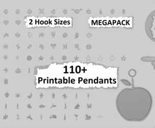 🧩 MEGAPACK – 3D Printable Pendant Collection (80+ Designs)