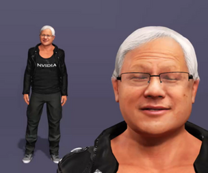 Realistic NVIDIA Jensen Huang The Legendary AI Godfather of Tech 3D model