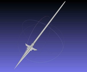 Fate Achilles Spear Printable Assembly