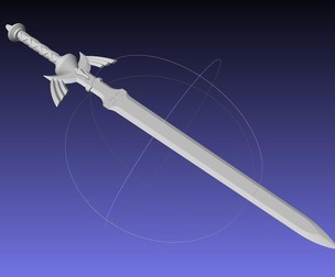 Zelda Master Sword Printable Assembly