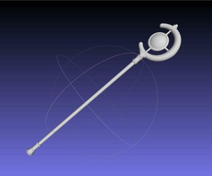 Frieren Staff Printable Assembly