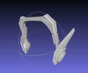 Overwatch 2 Version D.Va Headset Printable Model