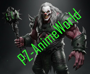EvilClown with silver hair (one of the EvilSeven)