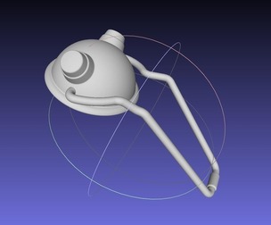 Evangelion Asuka Hairclip Rebuild 2.0 Version