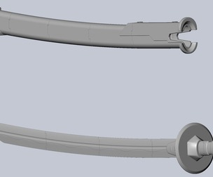 3D-Printable Asterisk War Toudou Sword And Sheath Cosplay Props