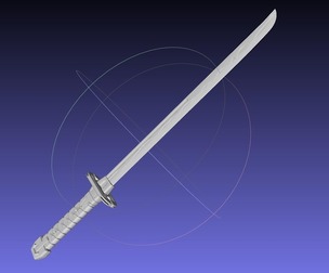 Overwatch Young Genji Dragonblade Sword And Sheath Assembly